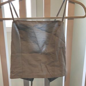 Pacsun crop top with criss cross back